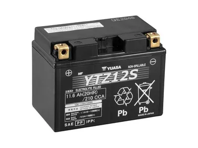 Yuasa YTZ12S 12V High Performance Maintenance Free Battery