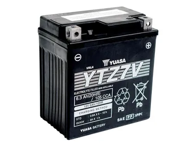 Yuasa YTZ7V 12V High Performance Maintenance Free Battery