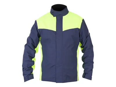 Weise Tempest Rain Over Jacket - Blue / Fluo Yellow