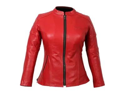 Weise Earhart Women's Leather Jacket - Red