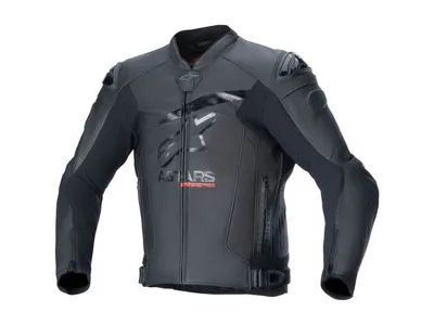 Alpinestars GP Plus R V4 Airflow Leather Jacket - Black / Black
