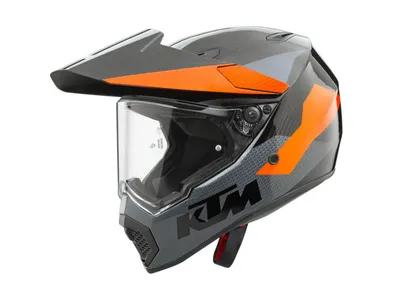 KTM AX9 Helmet - Grey / Orange