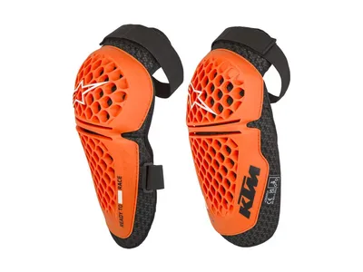 KTM Bionic Plus Youth Knee Protectors - Black / Orange