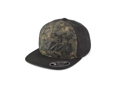 KTM Camo Trucker Hat - Black