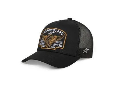 Alpinestars Heritage Patch Trucker Hat - Black / Black
