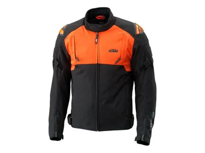 KTM Ampere Waterproof Textile Jacket - Black / Orange