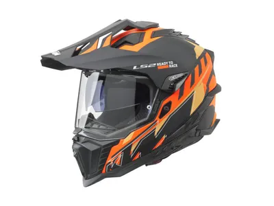 KTM MX701 Explorer Helmet - Black / Orange