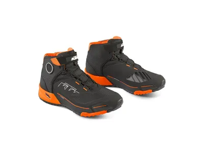 KTM CR-X Drystar Shoes - Black / Orange