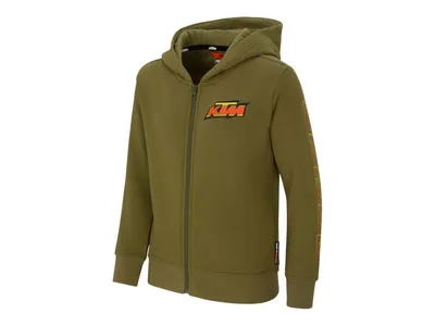 KTM Racing Kids Zip Hoodie - Green