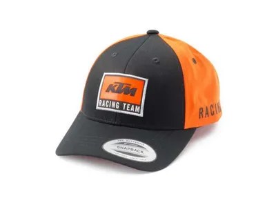 KTM Team Kids Curved Baseball Hat - Black / Orange