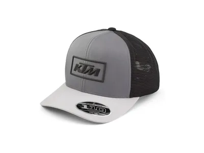 KTM Outline Trucker Hat - Grey / Black