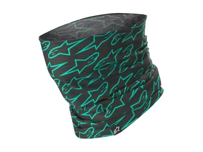 Alpinestars Neck Tube - Black / Teal