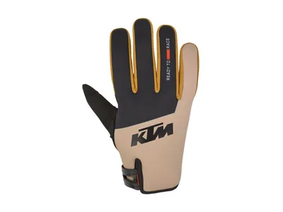 KTM Racetech K-Hydratech Gloves - Black / Beige