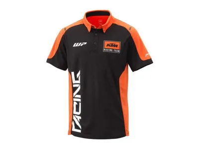 KTM Team Polo Shirt - Black / Orange