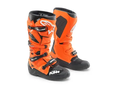 KTM Tech 7 Motocross Boots - Orange / Black