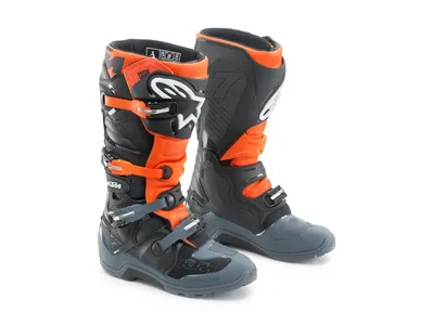 KTM Tech 7 Enduro Boots - Black / Orange