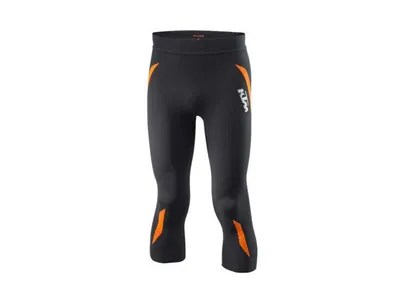 KTM Summer Performance 3/4 Underpants - Black / Orange
