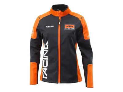 KTM Team Women's Softshell Jacket - Black / Orange