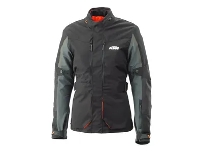 KTM Tourrain V3 K-Hydratech Women's Textile Jacket - Black / Grey