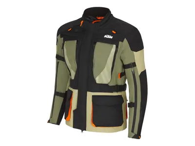 KTM Terra Adventure V3 Textile Jacket - Black / Green