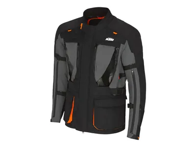 KTM Terra Adventure V3 Textile Jacket - Black / Grey
