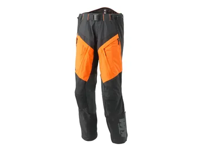 KTM Terra Adventure V2 Textile Trousers - Black / Orange