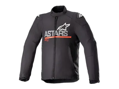 Alpinestars SMX Waterproof Textile Jacket - Black / Dark Grey / Bright Red