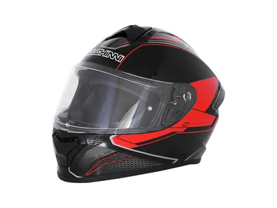 Duchinni D977 Helmet - Black / Red