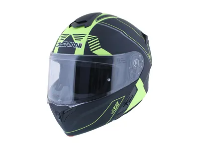 Duchinni D938 Helmet - Black / Neon