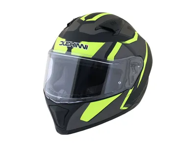 Duchinni D985 Helmet - Black / Neon