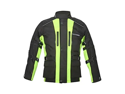 Duchinni Youth Jago Textile Jacket - Black / Fluo Yellow