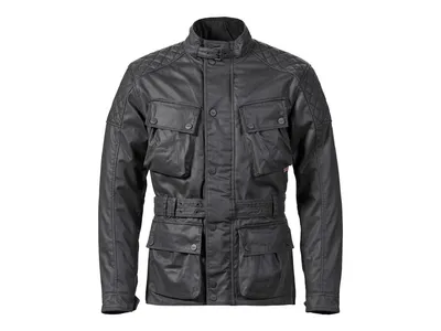 Triumph Beck Waxed Textile Jacket - Black