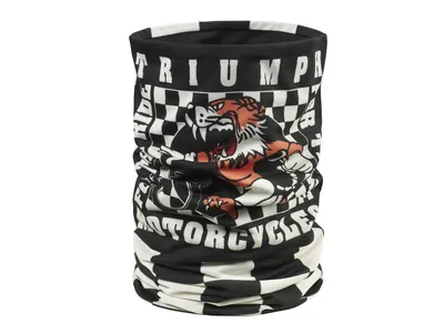 Triumph New Boots Neck Tube - Black / Bone