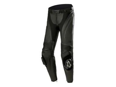 Alpinestars Stella Missile V3 Leather Trousers - Black / Black