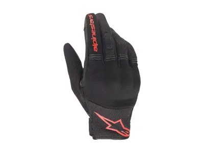 Alpinestars Copper Gloves - Black / Red Fluo