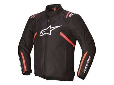 Alpinestars T-SPS V2 Waterproof  Textile Jacket - Black / White / Red Fluo