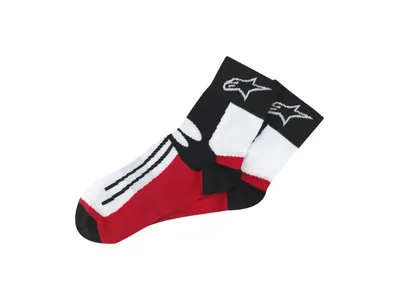 Alpinestars Racing Road Short Socks - Black / Red / White