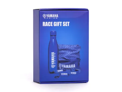 Yamaha Paddock Blue Gift Set - Lanyard, Necktube, Keyring & Water Bottle