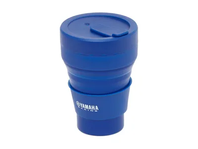 Yamaha Paddock Blue Foldable Cup & Lid - Blue