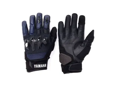 Yamaha Adventure Mid-Season Gloves - Navy Blue