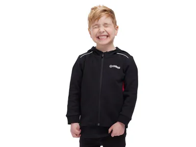 Yamaha Revs Kids Zip-Up Hoodie - Black / Red