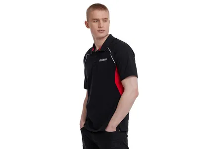 Yamaha Revs Polo Shirt - Black / Red