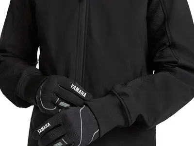 Yamaha Scooter Summer Gloves - Black