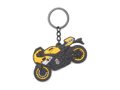 Yamaha Faster Sons XSR900 GP Keyring - Yellow / Black