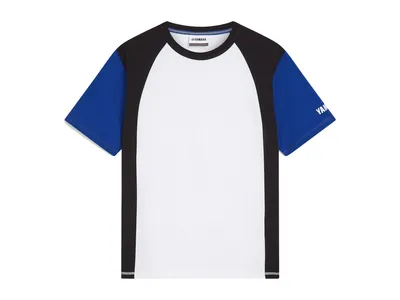 Yamaha Paddock Blue Urban T-Shirt - Blue / Black / White