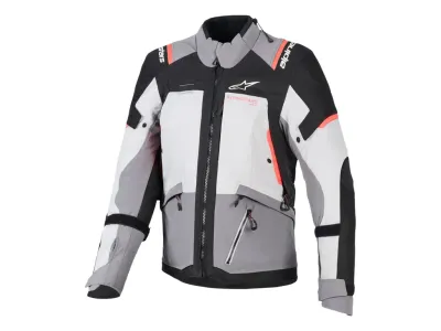 Alpinestars Stella Andes V4 Drystar Textile Jacket - Dark Grey / Ice Grey / Black / Coral