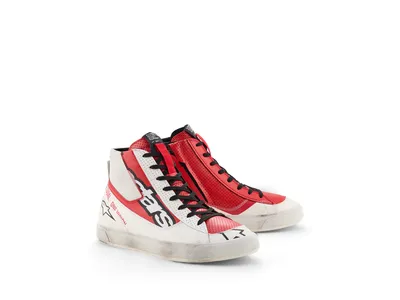 Alpinestars Stated Flair Shoes - White / Bright Red