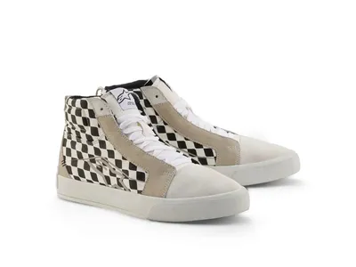 Alpinestars Ride-63 Canvas Shoes - Black / White / Chess