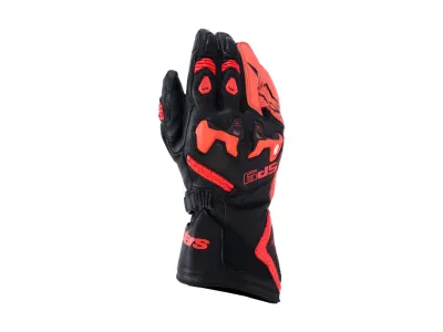 Alpinestars SP-9 Gloves - Black / Red Fluo