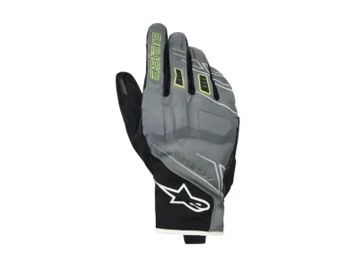Alpinestars Moblast Waterpoof Gloves - Fur Grey / Black / Sulphur Yellow